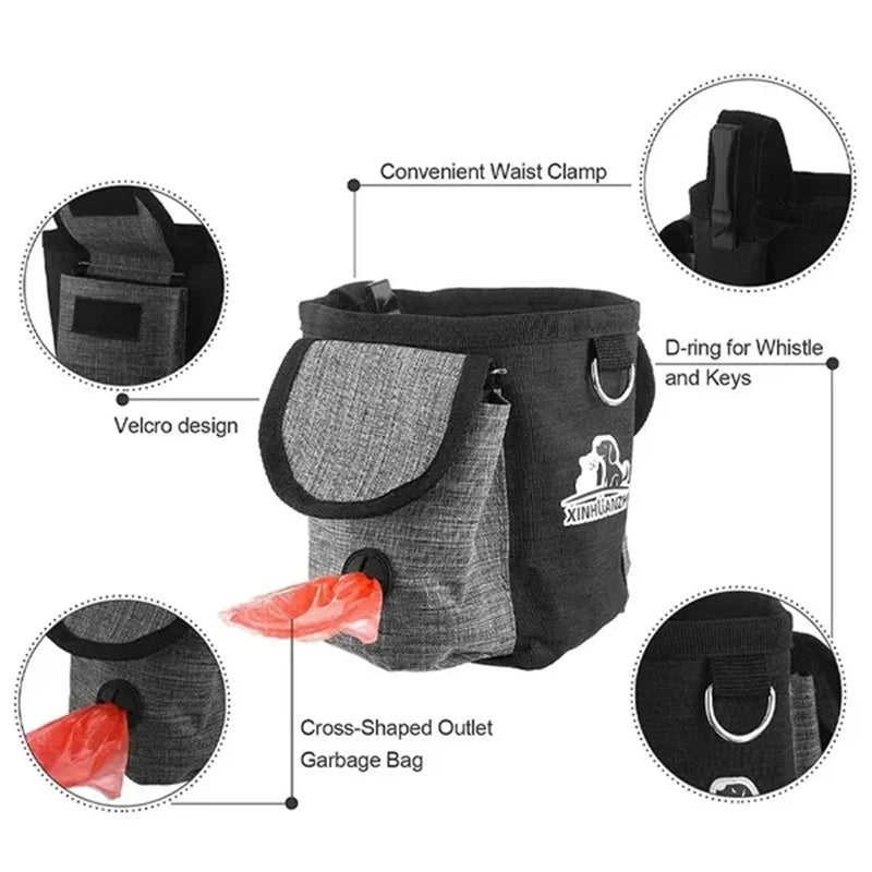 Portable Dog Treat Bag. Perfect for Training Sessions, Hiking Trips, and Everyday Walks