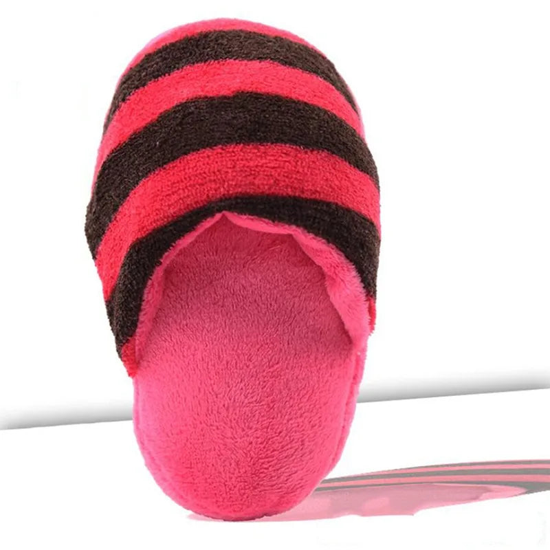 Slipper-Shaped Chew Toy For Fun - Soft and Resistant