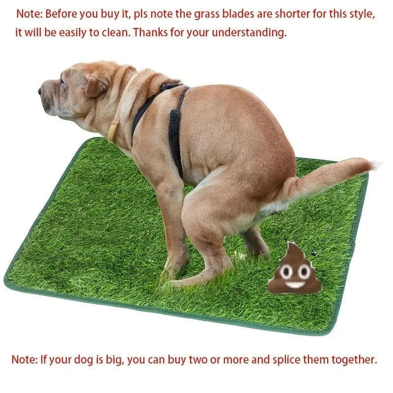 Pet Toilet Training Mat - Artificial Grass - Washable and reusable design