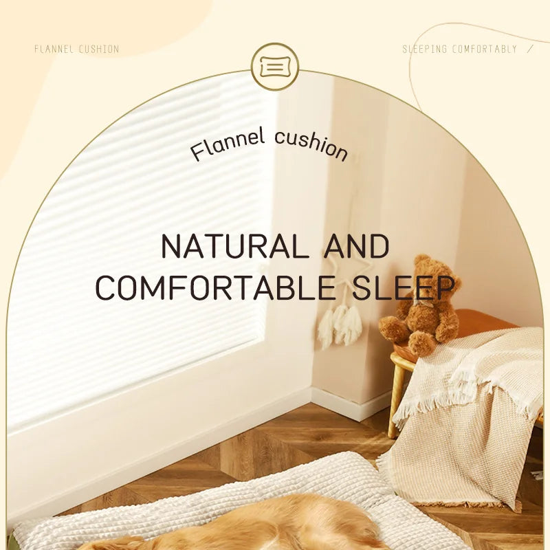 Warm and Cozy Bed for Pets with Soft Fleece Sleeping Technology