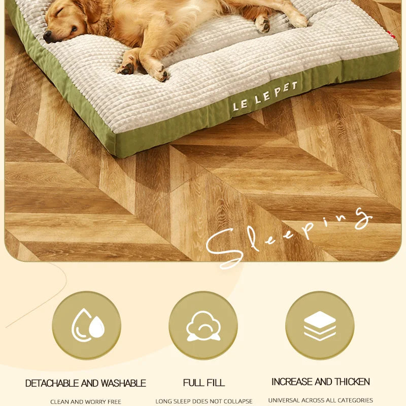 Warm and Cozy Bed for Pets with Soft Fleece Sleeping Technology