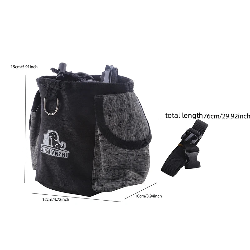 Portable Dog Treat Bag. Perfect for Training Sessions, Hiking Trips, and Everyday Walks