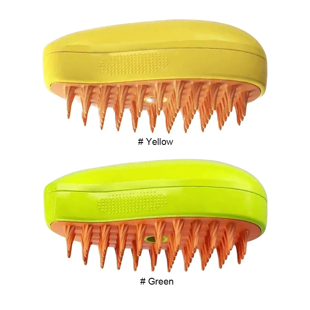 3-in-1 Pet Grooming Brush with Electric Spray function for effortless Grooming