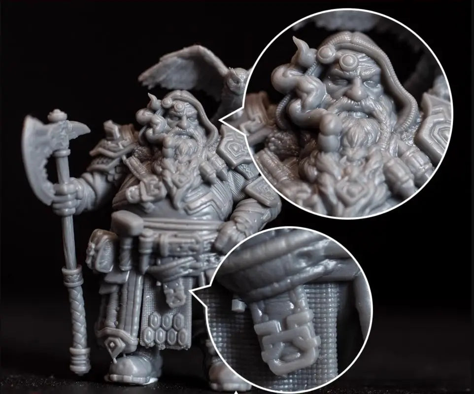 3D Printing Microscopic Models【 Warlock Club 】 Dwarf Tiflin Eight-armed Creature Turtle DND Board Game Piece Model