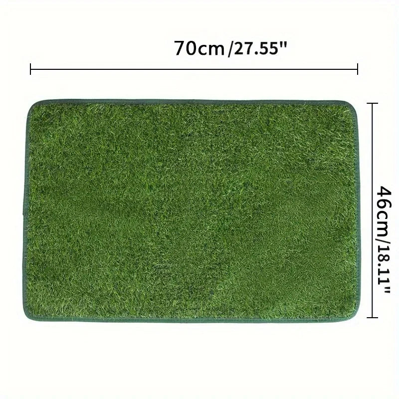 Pet Toilet Training Mat - Artificial Grass - Washable and reusable design