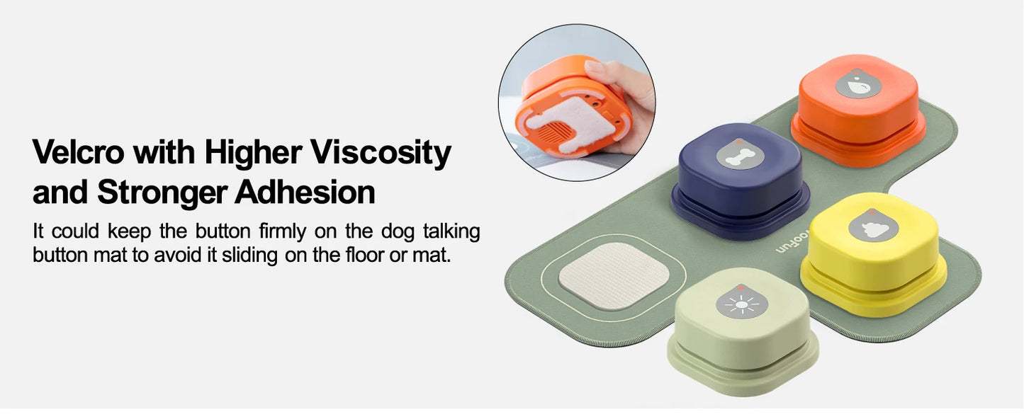 Recordable Communication Toy for Dogs and Cats with Talking Button Set - MEWOOFUN