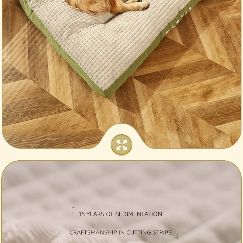 Warm and Cozy Bed for Pets with Soft Fleece Sleeping Technology