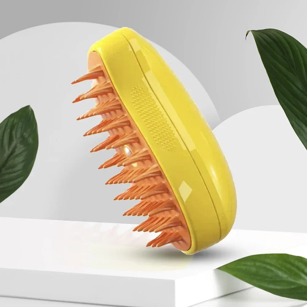 3-in-1 Pet Grooming Brush with Electric Spray function for effortless Grooming