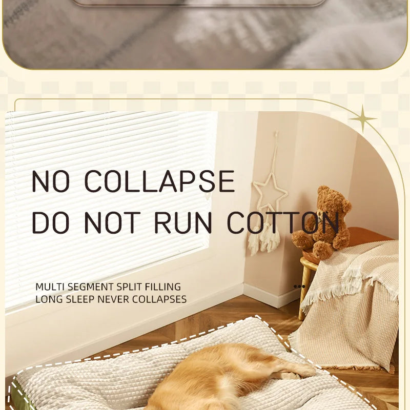 Warm and Cozy Bed for Pets with Soft Fleece Sleeping Technology