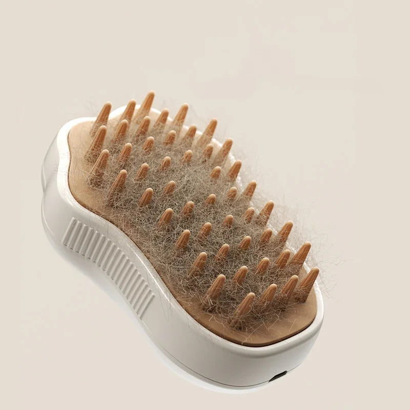 3-in-1 Pet Grooming Brush with Electric Spray function for effortless Grooming